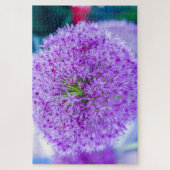 Mooie paarse bloem legpuzzel (Verticaal)