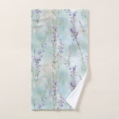 Mooie Paarse Bloemen Bad Handdoek (Handdoek)