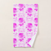 Mooie Paarse bloemen Bad Handdoek (Handdoek)