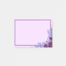 Mooie Paarse Bloemen Boeket Post-It Notities Post-it® Notes