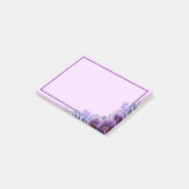 Mooie Paarse Bloemen Boeket Post-It Notities Post-it® Notes (Schuin)