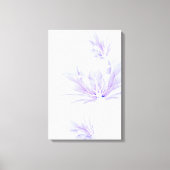 Mooie paarse bloemen canvas print (Voorkant)
