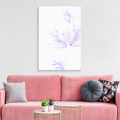 Mooie paarse bloemen canvas print (Insitu (Woonkamer))
