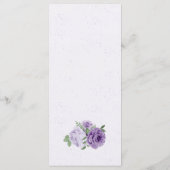 mooie paarse bloemen groene bladeren botanisch me menu (Achterkant)