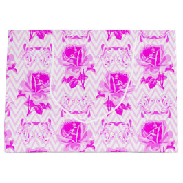 Mooie  Paarse bloemen Groot Cadeauzakje