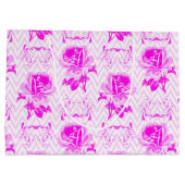 Mooie  Paarse bloemen Groot Cadeauzakje (Achterkant)