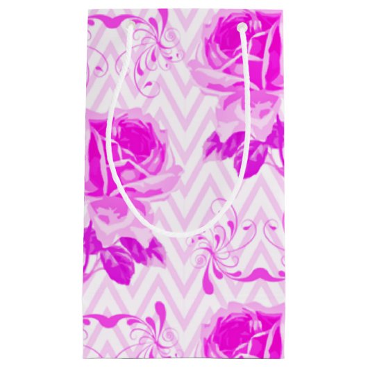 Mooie  Paarse bloemen Klein Cadeauzakje (Voorkant)