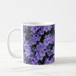 Mooie Paarse Bloemen Koffiemok