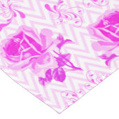 Mooie  Paarse bloemen Korte Tafelloper (Hoek)