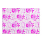 Mooie  Paarse bloemen Kussensloop (Achterkant)