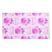 Mooie  Paarse bloemen Kussensloop (Achterkant)