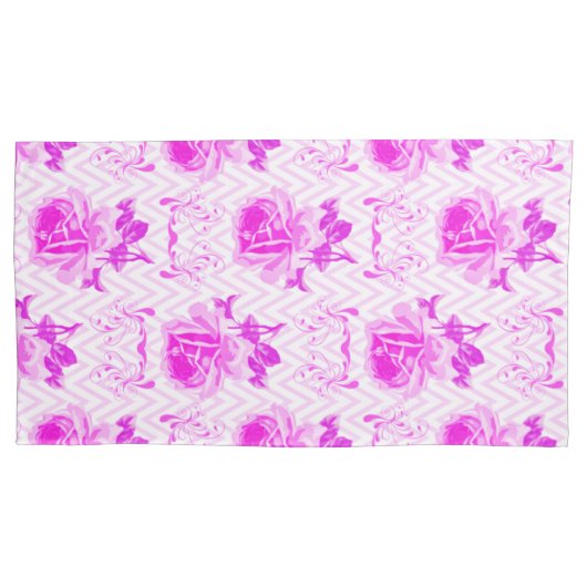 Mooie  Paarse bloemen Kussensloop (Voorkant)