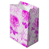 Mooie  Paarse bloemen Medium Cadeauzakje (Achterkant Gekanteld)