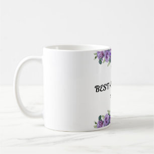 Mooie paarse bloemen Mok voor mama
