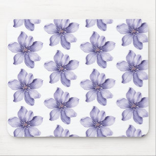 Mooie Paarse Bloemen Muismat