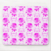 Mooie  Paarse bloemen Muismat (Voorkant)