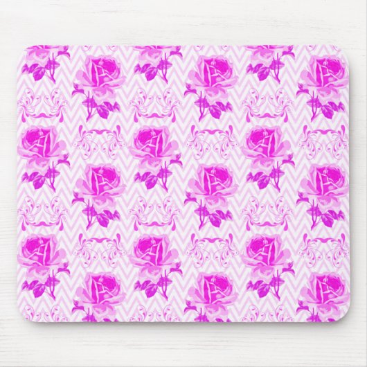 Mooie  Paarse bloemen Muismat (Voorkant)