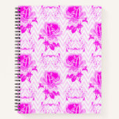 Mooie  Paarse bloemen Notitieboek (Voorkant)