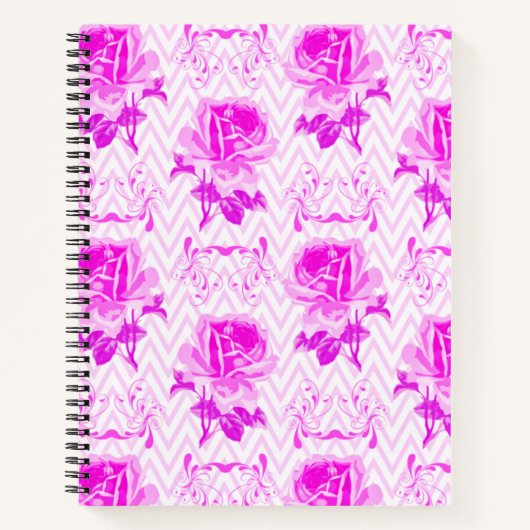 Mooie  Paarse bloemen Notitieboek (Voorkant)