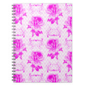 Mooie  Paarse bloemen Notitieboek (Voorkant)