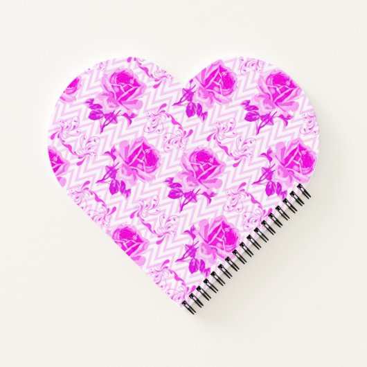 Mooie  Paarse bloemen Notitieboek (Achterkant)