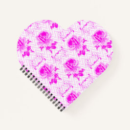 Mooie  Paarse bloemen Notitieboek