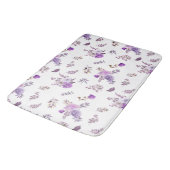 Mooie paarse bloemen op badmat (Gekanteld)