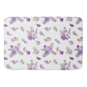 Mooie paarse bloemen op badmat (Voorkant)