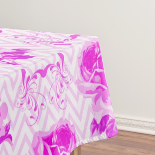 Mooie  Paarse bloemen Tafelkleed (Voorbeeld)