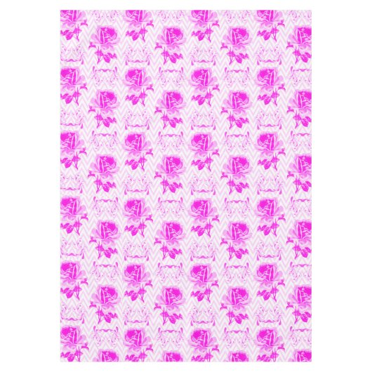 Mooie  Paarse bloemen Tafelkleed (Voorkant)