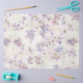 Mooie paarse bloemen tissuepapier (Craft)