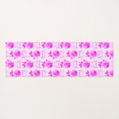 Mooie  Paarse bloemen Yogamat (Achterkant (horizontaal))