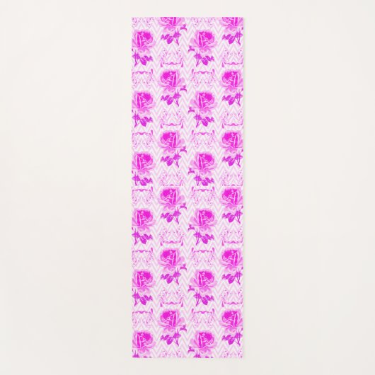 Mooie  Paarse bloemen Yogamat (Voorkant)