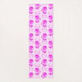 Mooie  Paarse bloemen Yogamat (Achterkant)