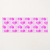 Mooie  Paarse bloemen Yogamat (Voorkant (horizontaal))