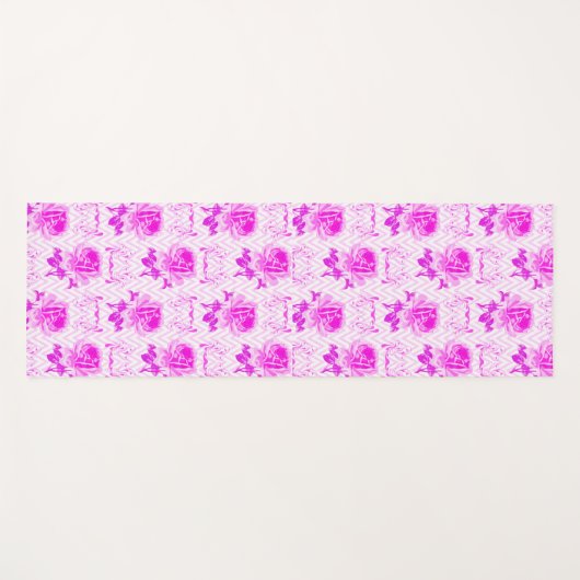 Mooie Paarse bloemen Yogamat (Voorkant (horizontaal))