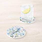 Mooie Paarse Bloemen  Zandsteen Onderzetter (Zijkant)