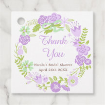 Mooie Paarse Bloemenkrans Bruidsdouche