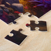 Mooie Paarse Bos Legpuzzel (Zijkant)