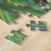 Mooie Paarse Bourgondië Daglelies Legpuzzel (Zijkant)