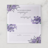 Mooie Paarse Campanula-huiskaart Plaatskaartje (Buitenkant ongevouwen)