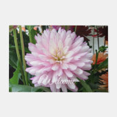 Mooie Paarse Dahlia Flower Deurmat (Voorkant)