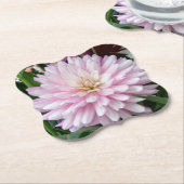 Mooie Paarse Dahlia Flower Kartonnen Onderzetters (Gekanteld)