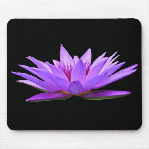 Mooie Paarse drijvende waterLily Muismat