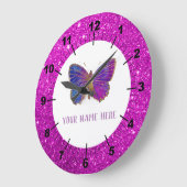 Mooie Paarse en gouden vlinder Grote Klok (Hoek)