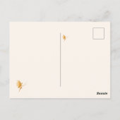 Mooie Paarse Fairy Vlinders Zwart Cat Briefkaart (Achterkant)