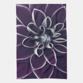 Mooie Paarse Floral Theedoek (Verticaal)