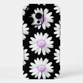 Mooie Paarse Gestippelde Madeliefjes iPhone 16 Pro Max Hoesje