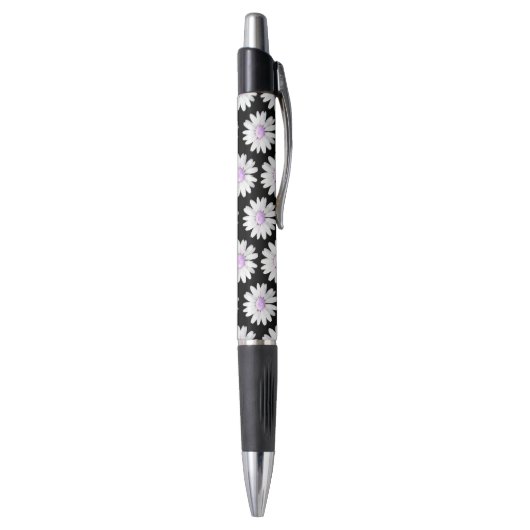 Mooie Paarse Gestippelde Madeliefjes Pen (Achterkant (Verticaal))