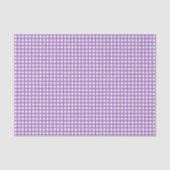 Mooie Paarse Gingham Tissuepapier (Voorkant)
